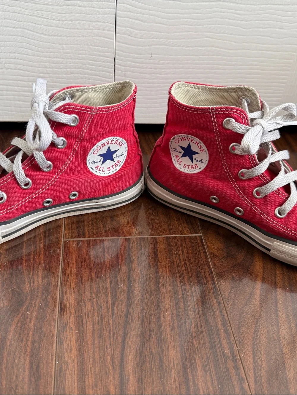 Converse Kids' Red High-Top Sneakers kids size 13